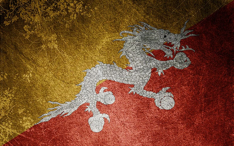 Flags, Misc, Flag Of Bhutan, HD wallpaper