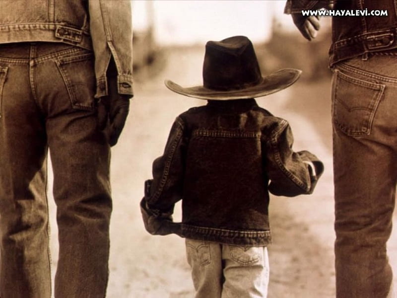 Pequeno cowboy, passeio, homens, menino, pessoas, HD wallpaper