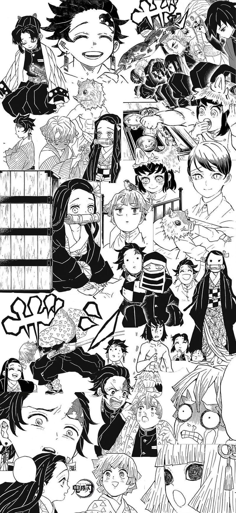 Demon Slayer Manga Panels, Tanjiro Manga, HD phone wallpaper