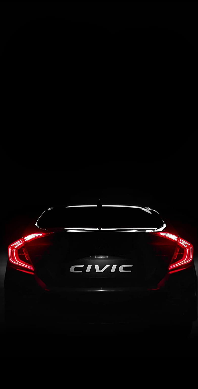 Honda civic backside, black, car, carros, colours, game, games, gaming,  wild, HD phone wallpaper | Peakpx