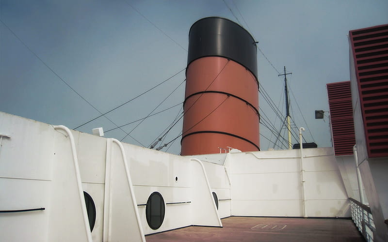 Ship chimney-LOMO, HD wallpaper