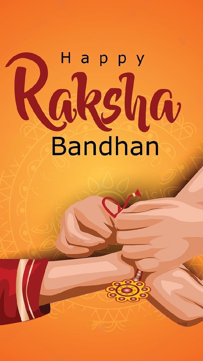 Raksha Bandhan Ke, happy raksha bandhan, HD phone wallpaper