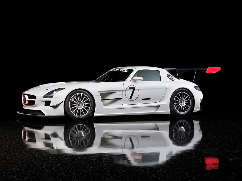 2010 Mercedes-Benz SLS AMG GT3, Coupe, GT Racing, Race Car, HD wallpaper