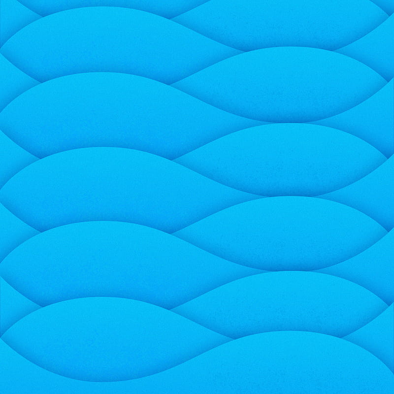 Ocean view, blue, gabriella, pattern, renka, forma, smooth, waves, HD phone wallpaper