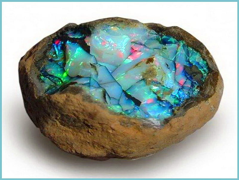 Opal, precious stone, gem, colors, jewellry, HD wallpaper
