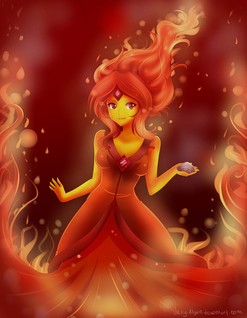flame princess burning low