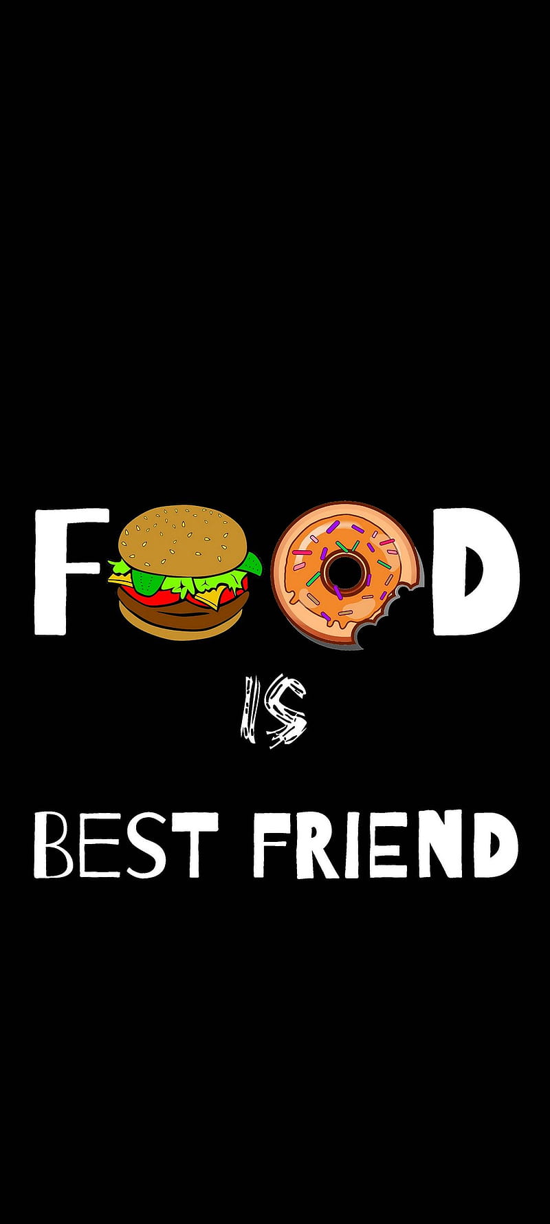 Food Love, alone, best friend, life, live, repeat, HD phone wallpaper