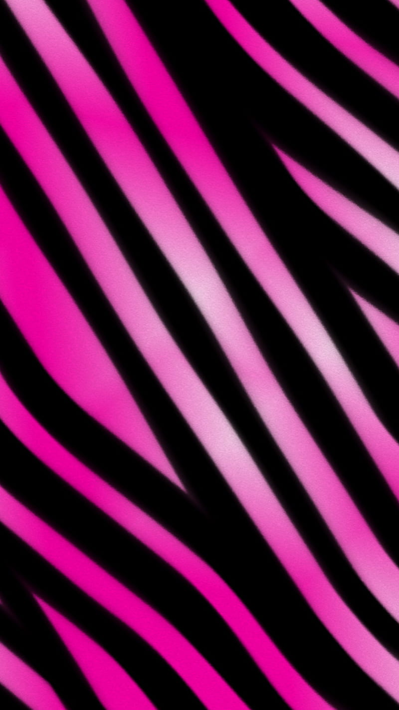 Pink Metal Zebra, metallic, pattern, pink, stripes, zebra, HD phone wallpaper