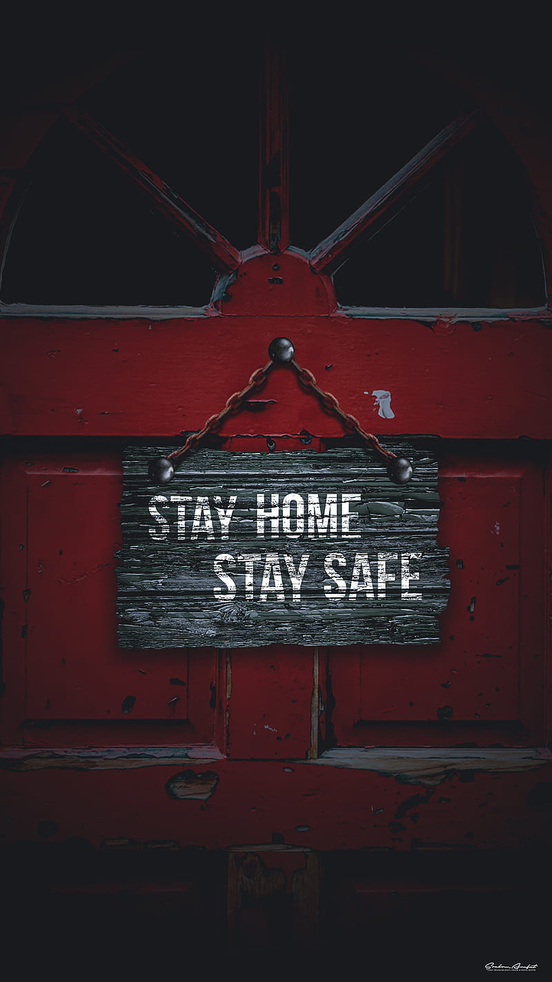 Stay Home Stay Safe, corona virus, covid-19, lockdown, stay home, stay safe, virus, HD phone wallpaper