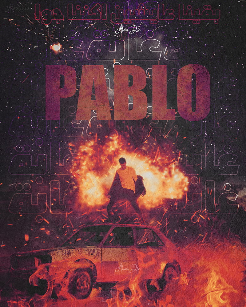 Pablo - Ghaba, fire, fury, lit, mad, marwan pablo, rap, HD phone wallpaper