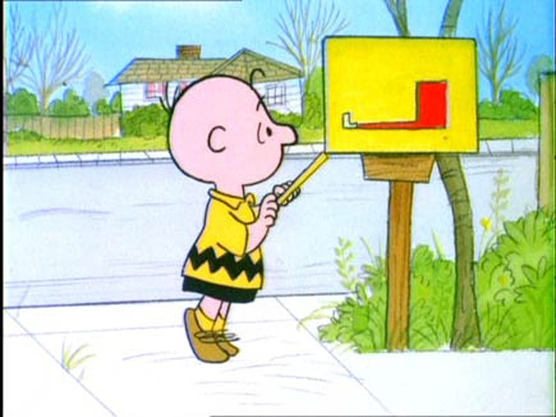 charlie brown mailbox, charlie brown, peanuts, HD wallpaper