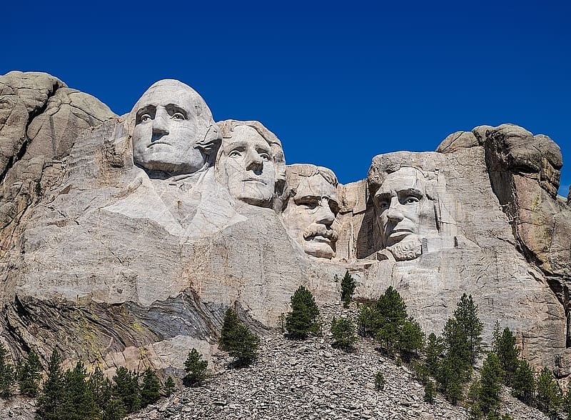 Mount Rushmore, Abraham Lincoln, Theodore Roosevelt, Mount, Rushmore, George Washington, Thomas Jefferson, United States, National Memorial, HD wallpaper