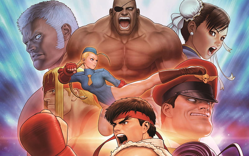 Street Fighter V Arcade Edition, 2018 games, poster, Street Fighter 5, HD wallpaper