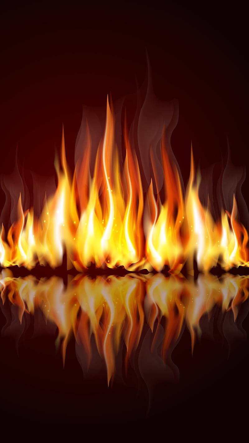 Fire, api, ates, feu, feuer, flame, fogo, fire, fuoco, heat, yangin, HD phone wallpaper