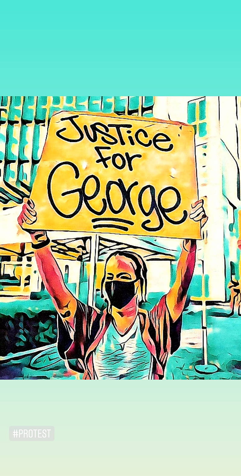 Justice , george floyd, share, HD phone wallpaper