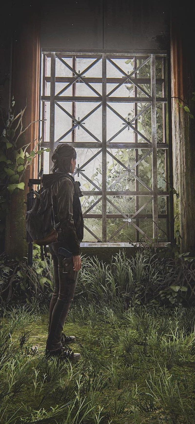 The Last of Us Part II] [Image] Mobile wallpaper edit made by combining the  two Ellie day/night wallpapers released by ND : r/PS4