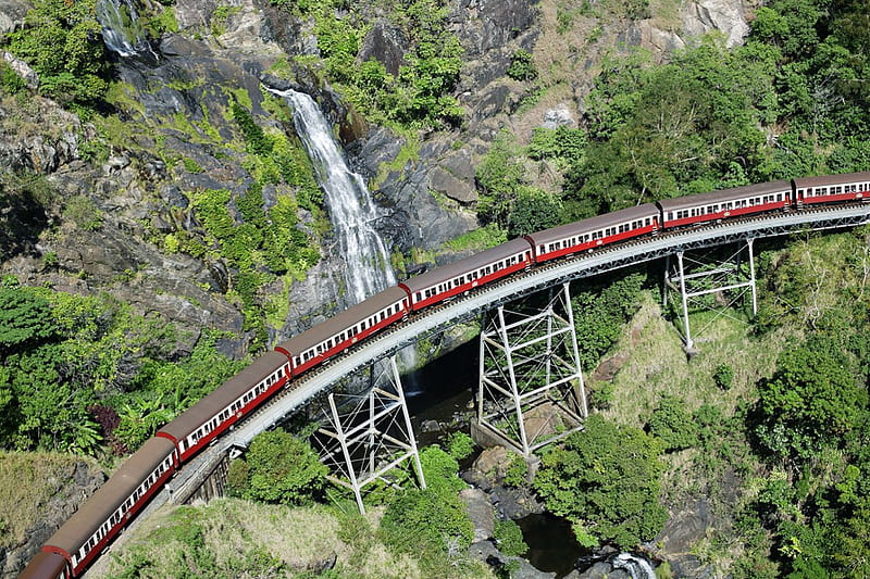Stoney Creek Falls - Queensland - Australia, Waterfalls, Stoney Creek Falls, Queensland, Australia, HD wallpaper
