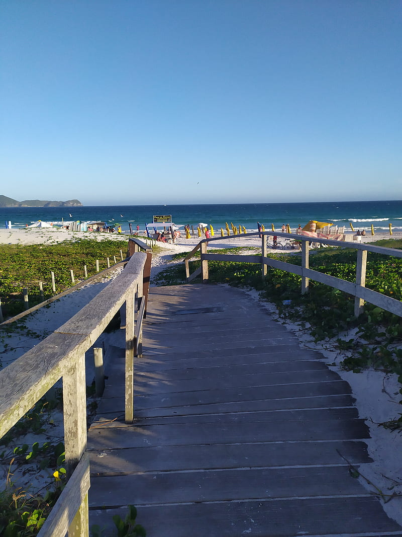 Praia em Cabo Frio, beach, brazil, cabo frio, sea, rio de janeiro, sea, HD phone wallpaper