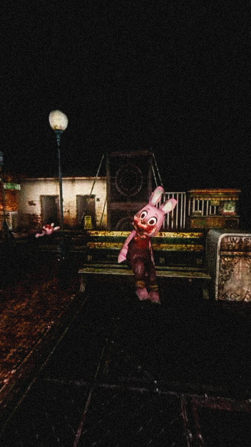 Robbie Silent Hill 2, blood, bunny, horror, silent hill, terror, videogame, watching you, HD phone wallpaper
