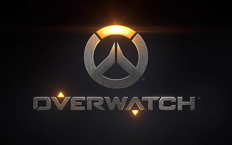 Overwatch logo, shooter, creative, HD wallpaper