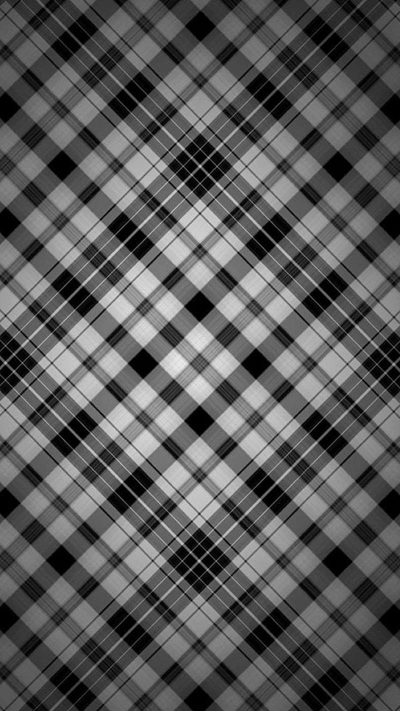 pattern-black-plaid, black, pattern, plaid, HD phone wallpaper