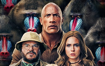 Jumanji The Next Level Jack Black Movie Poster 4K Wallpaper #7.540