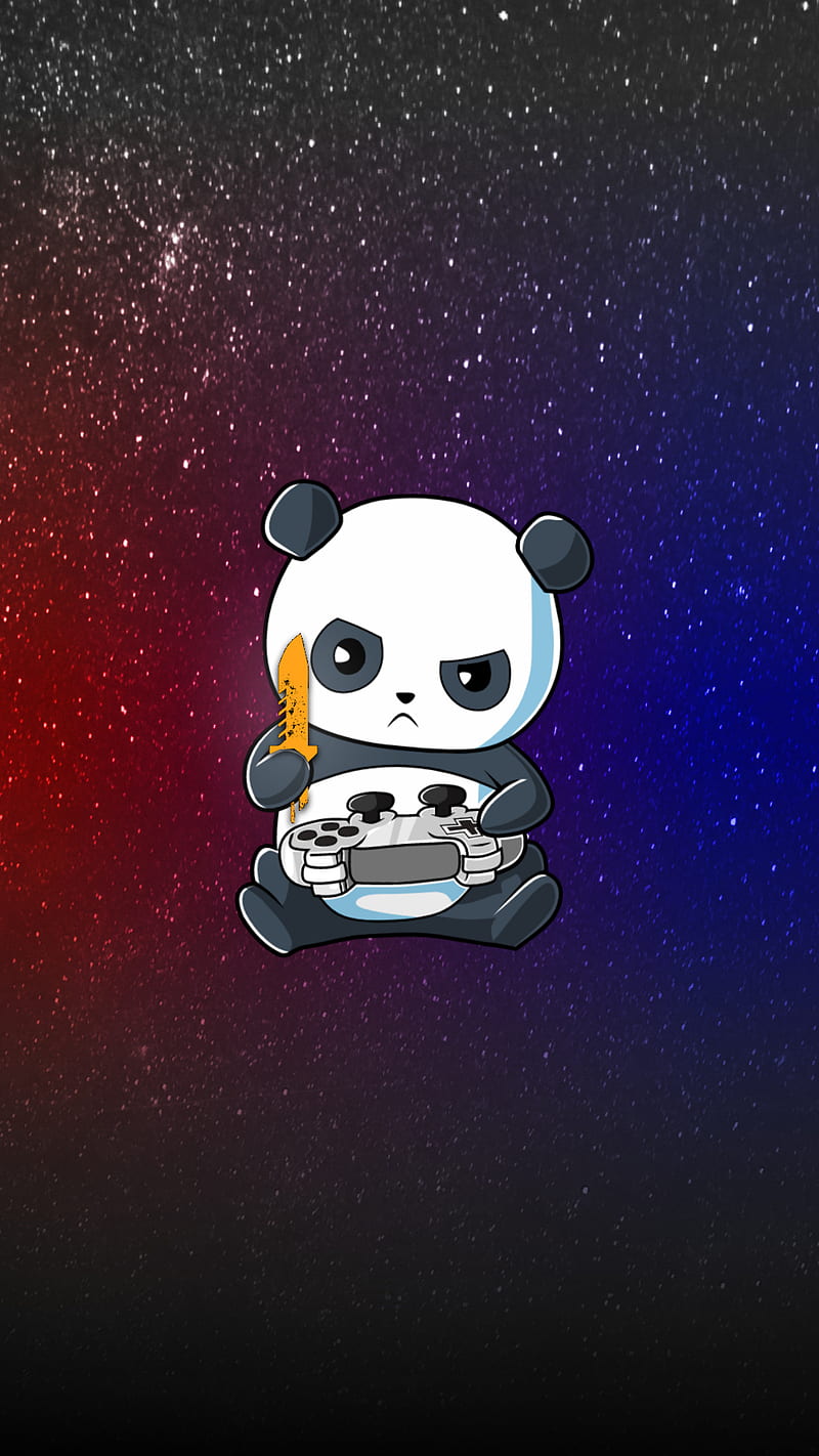 Panda, oso, oscuro, oscuro, polar, raro, súper, Fondo de pantalla de  teléfono HD | Peakpx