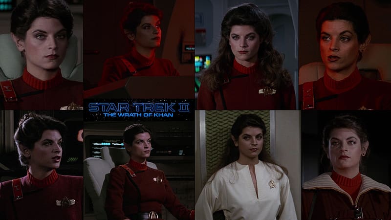 Kirstie Alley as Lt. Saavik from Star Trek II: The Wrath of Khan, Actress, Star Trek II, Kirstie Alley, Wrath of Khan, Lt Saavik, HD wallpaper