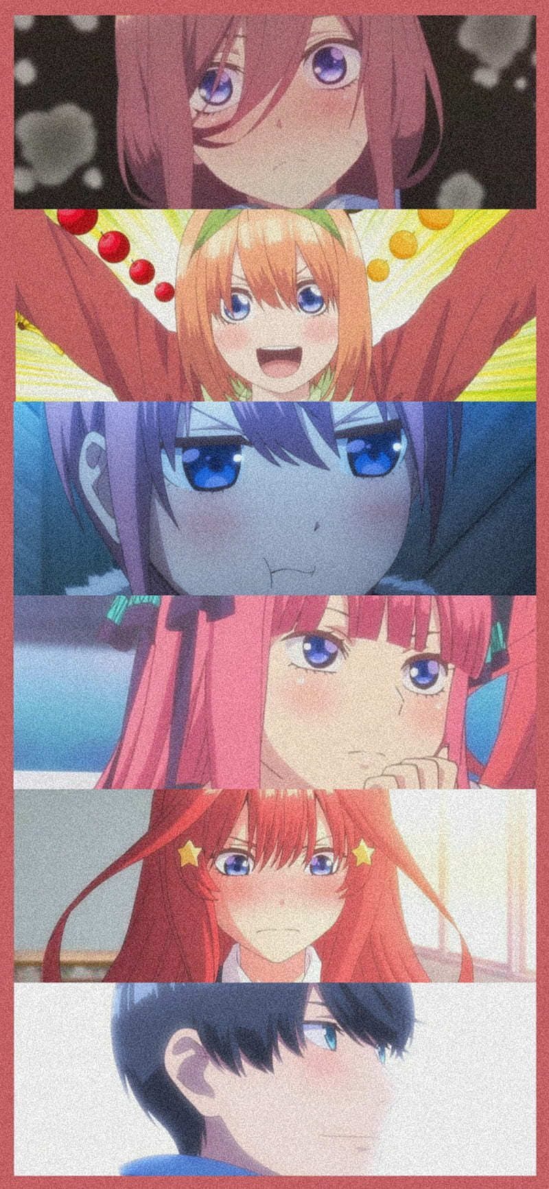 Miku Nakano, Quintessential Quintuplets, Anime Waifu, 5-toubun no Hanayome,  Nino | Sticker