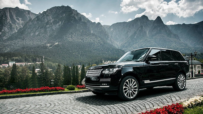 Range Rover Black, range-rover, carros, black, HD wallpaper