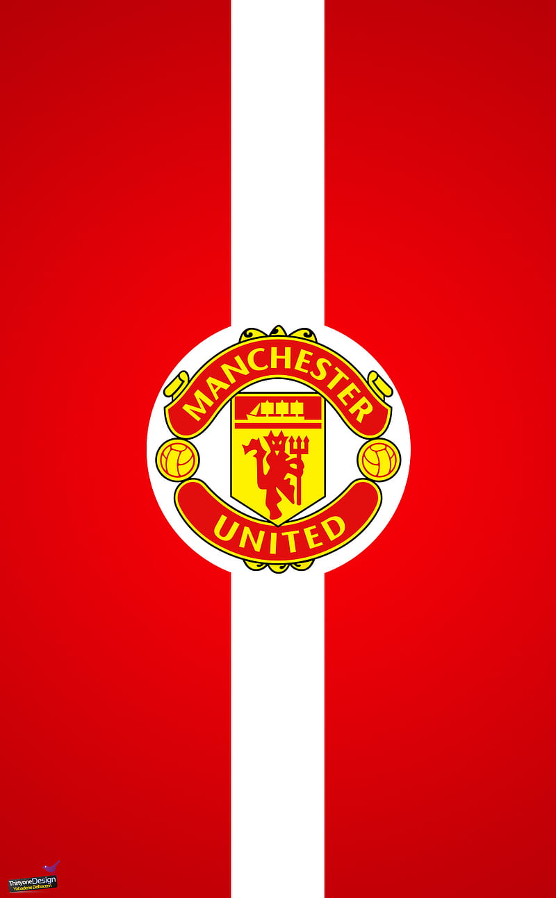 man united, england, football, soccer, manred, red, devils, premier, league, logo, 2019, HD phone wallpaper
