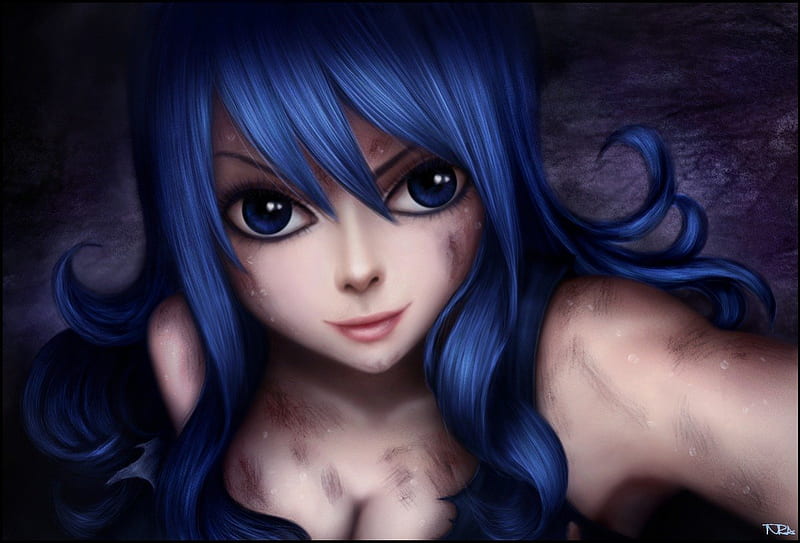 "Serena" from Fairy Tail with blue hair - wide 5