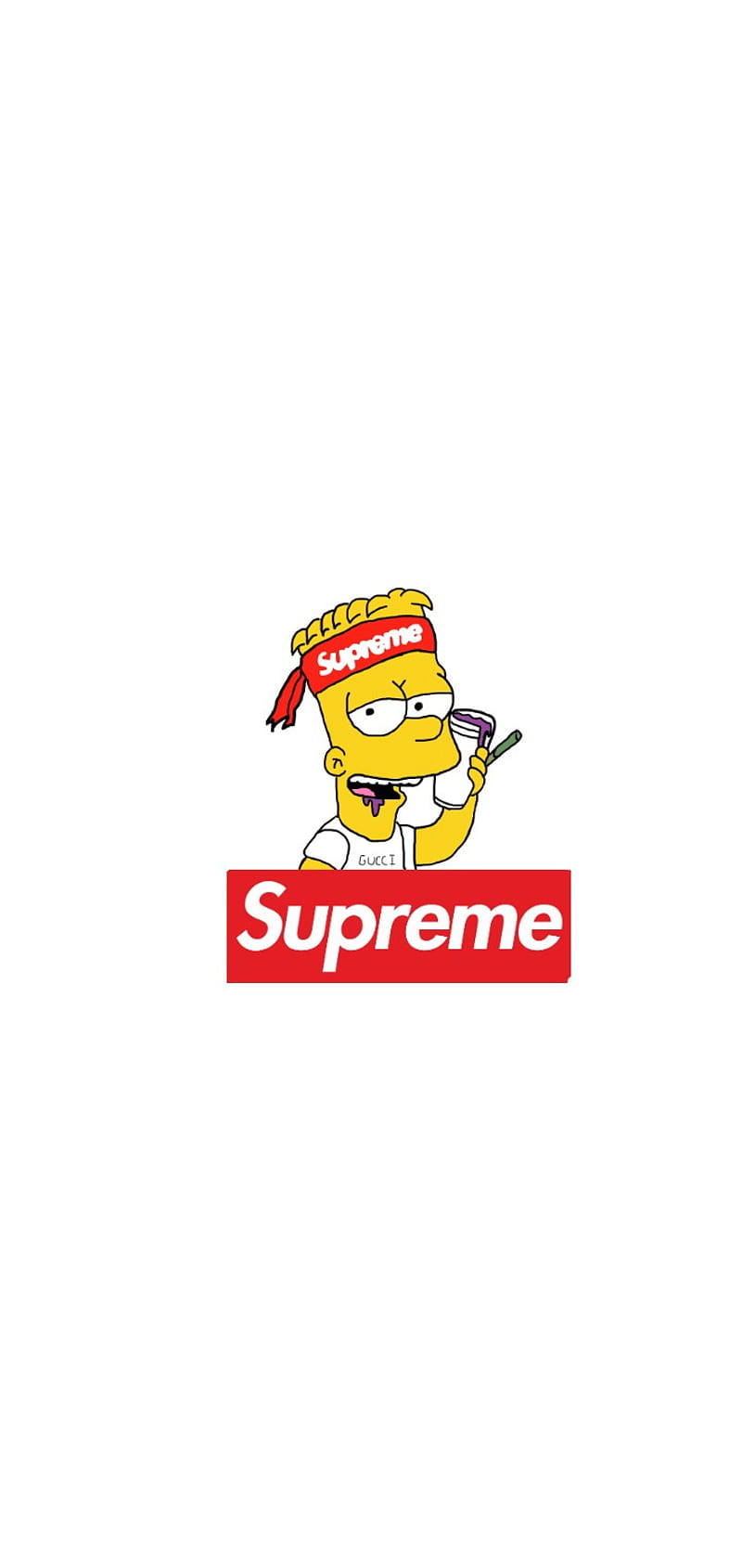 Supreme Bart Simpson Wallpapers  Top Free Supreme Bart Simpson Backgrounds   WallpaperAccess