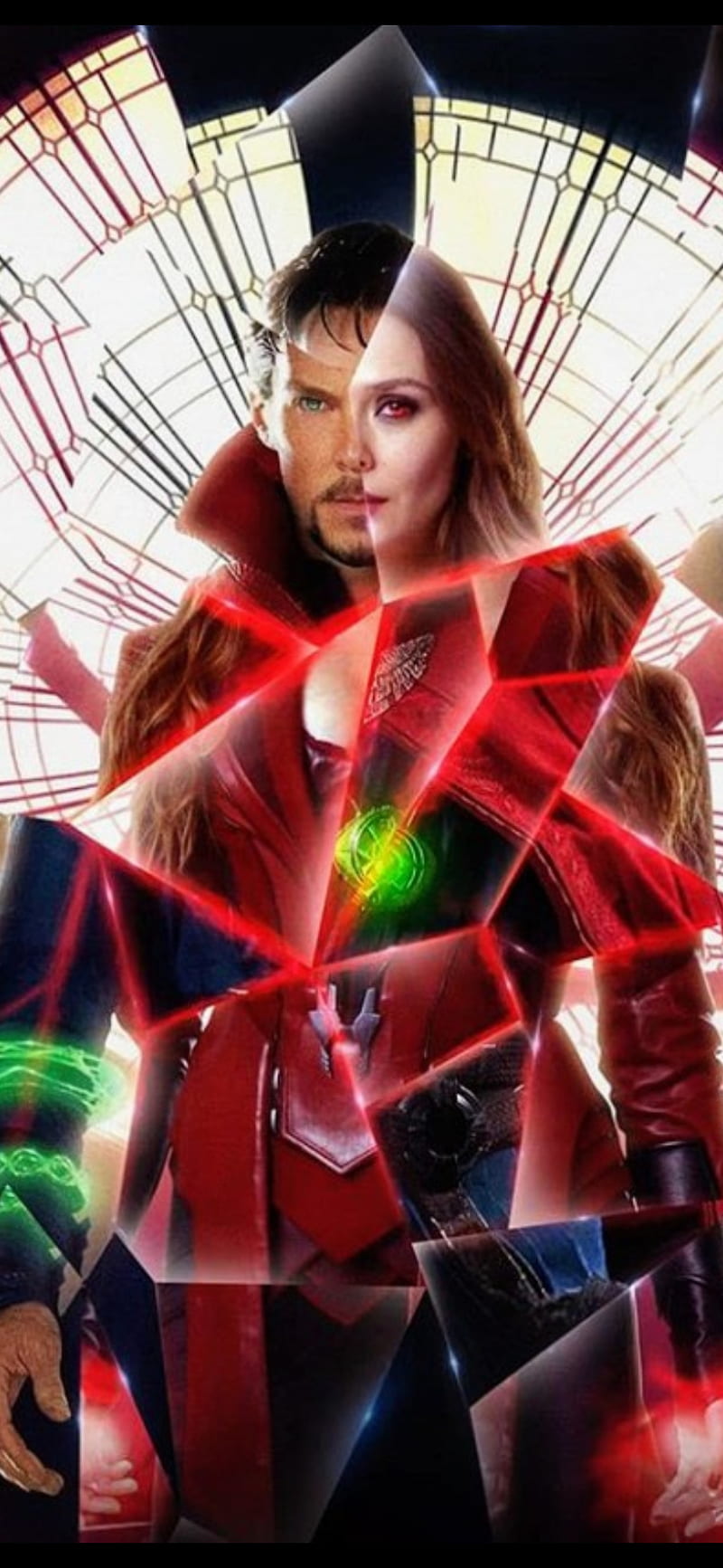 Multiverse Madness, doctor strange, mcu, multiverse of madness, scarlet witch, superheros, HD phone wallpaper