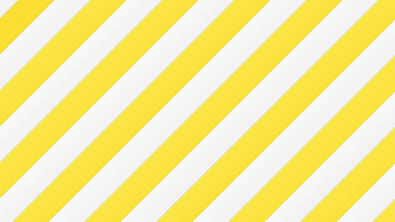 Yellow White Stripes Yellow, HD wallpaper