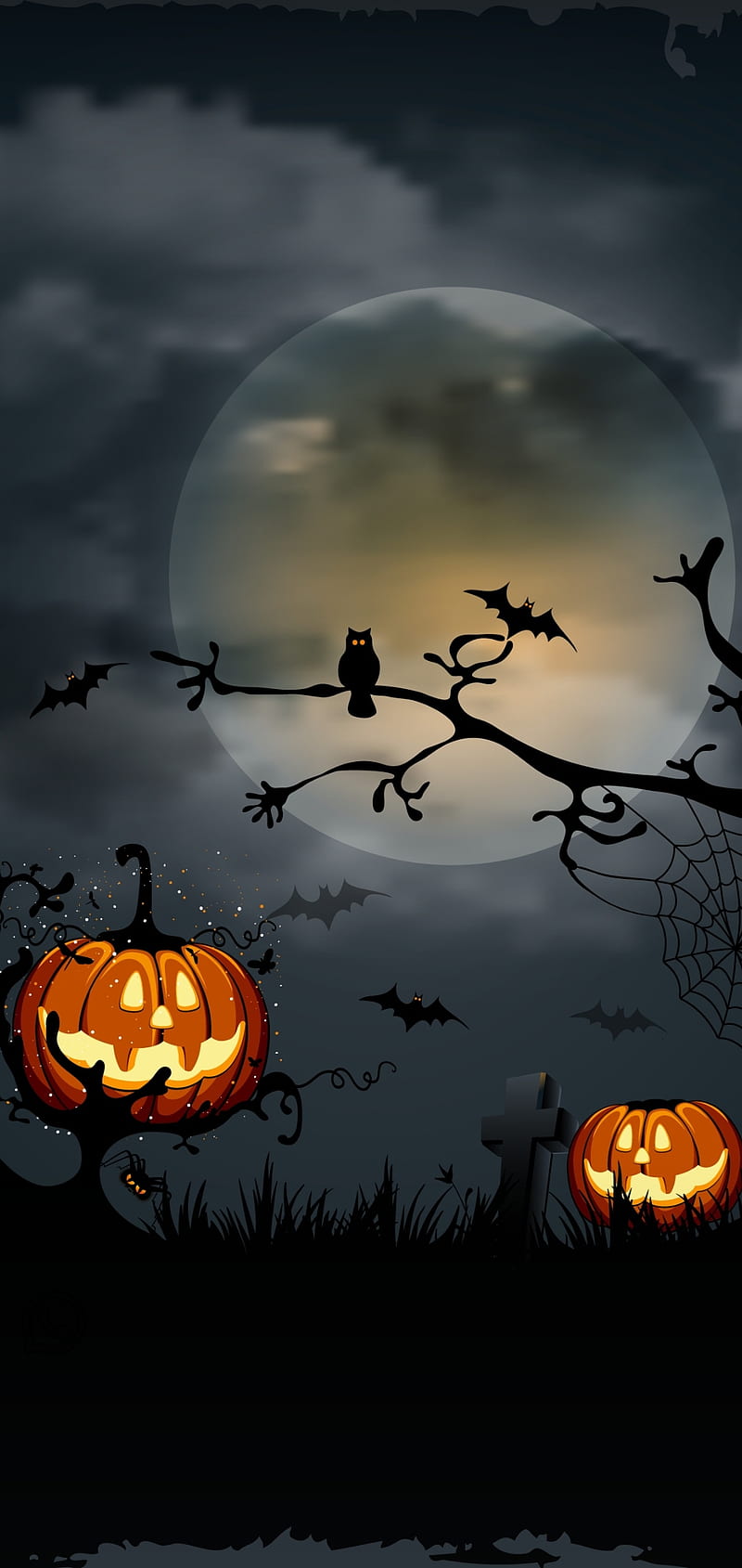 Halloween night 2, halloween pumpkins, pumpkins, HD phone wallpaper