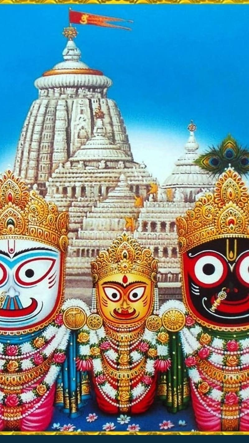 Jay Jagannath, Hindu Mandir Yatra, lord, god, HD phone wallpaper | Peakpx