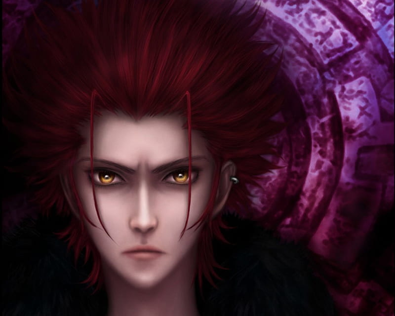 Mikoto Suoh, king, cg, redhead, guy, red king, close up, spiky hair, anime, k, handsome, k project, realistic, male, red hair, yellow eyes, boy, 3d, suoh, mikoto, HD wallpaper