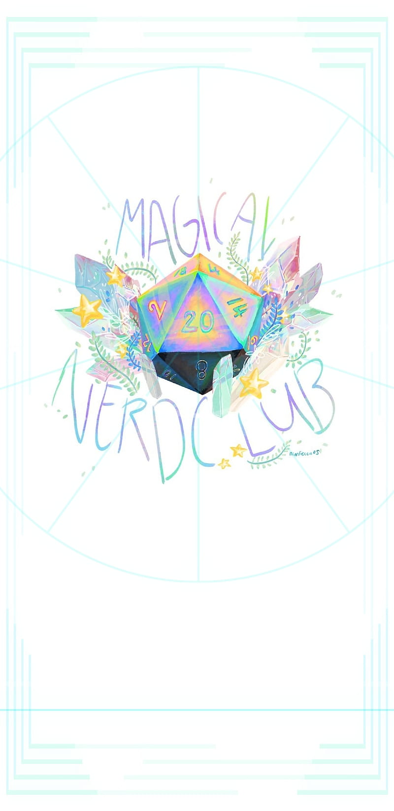 Magical Nerd Club, dice, dm, dnd, dragons, dungeons, magic, rpg, tabletop, HD phone wallpaper