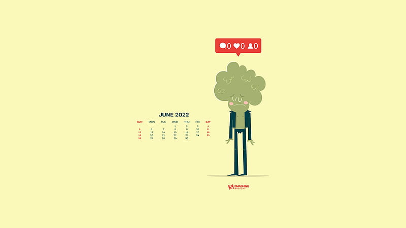 Mr Broccoli Doesnt Like You Either June 2022 Calendar, HD wallpaper