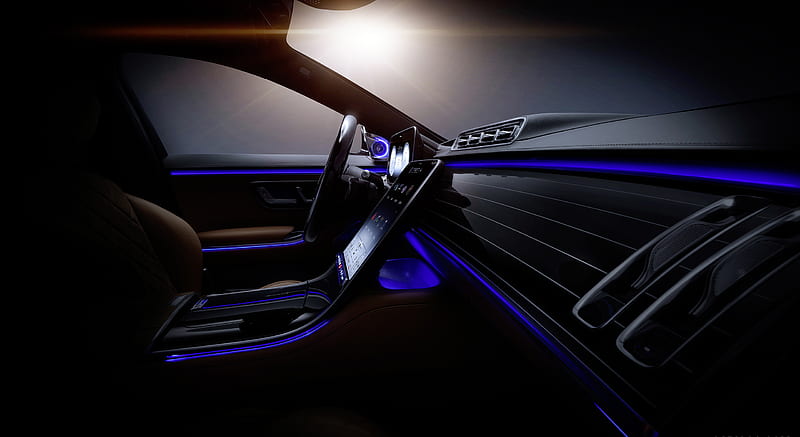 2021 Mercedes-Benz S-Class - Ambient Lighting , car, HD wallpaper