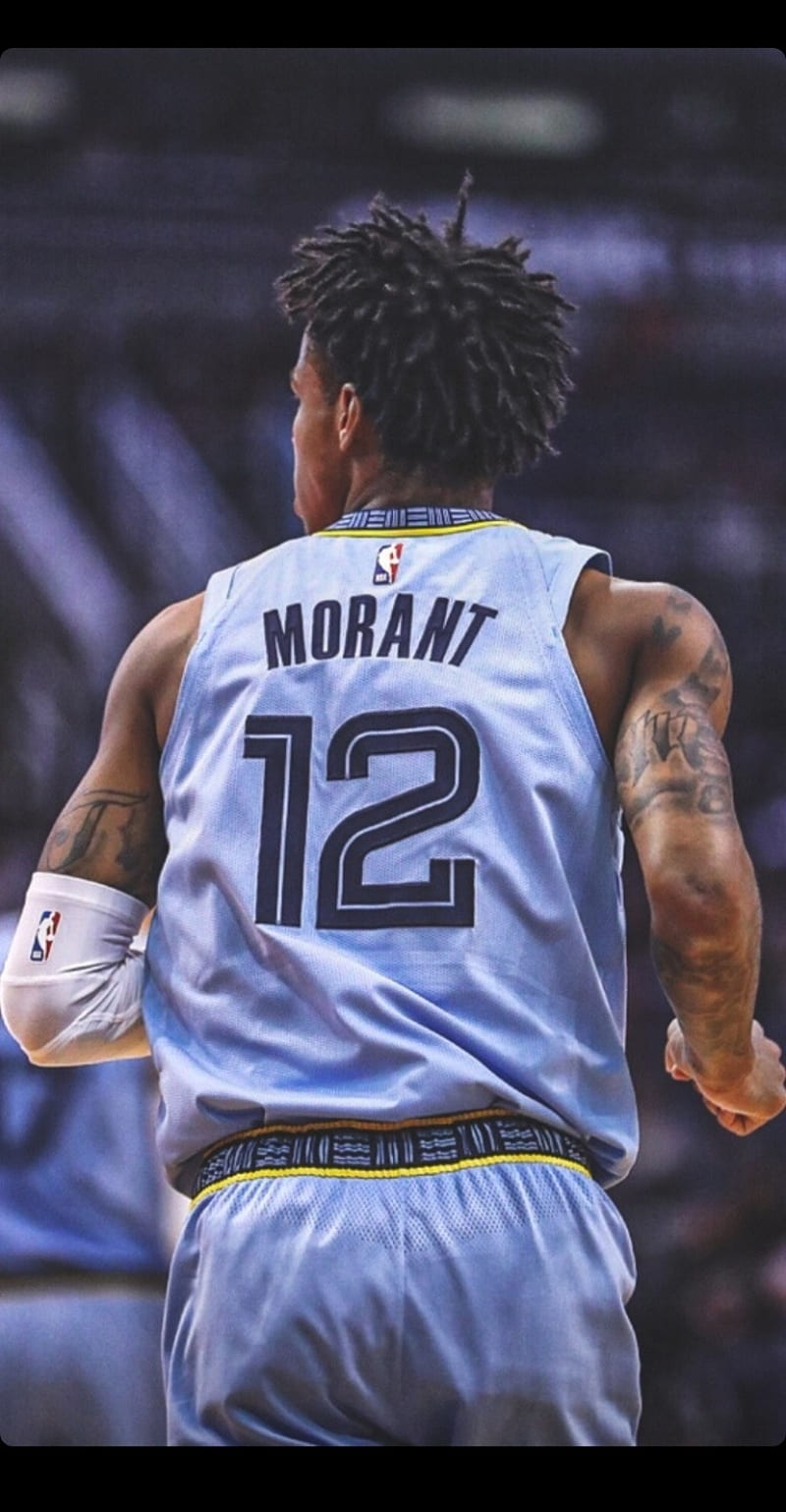 ja morant with the number 12