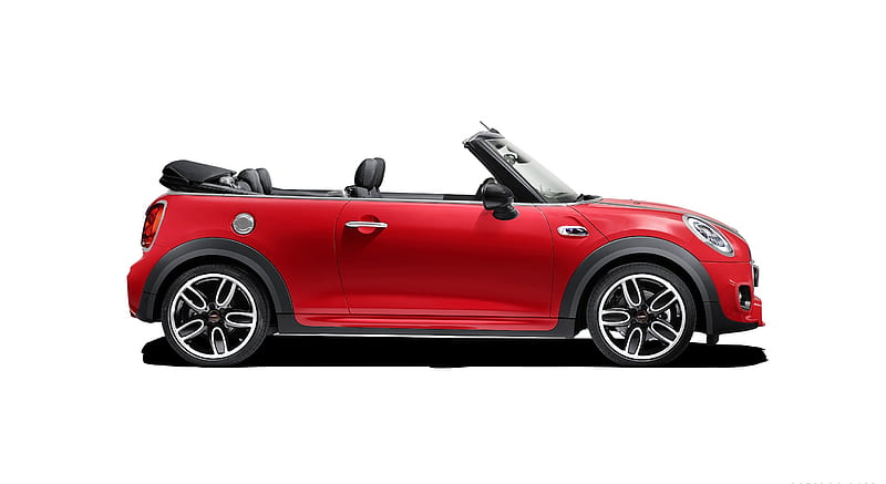 2016 MINI Cooper S Convertible with John Cooper Works Exterior package (Color: Chili Red) , car, HD wallpaper