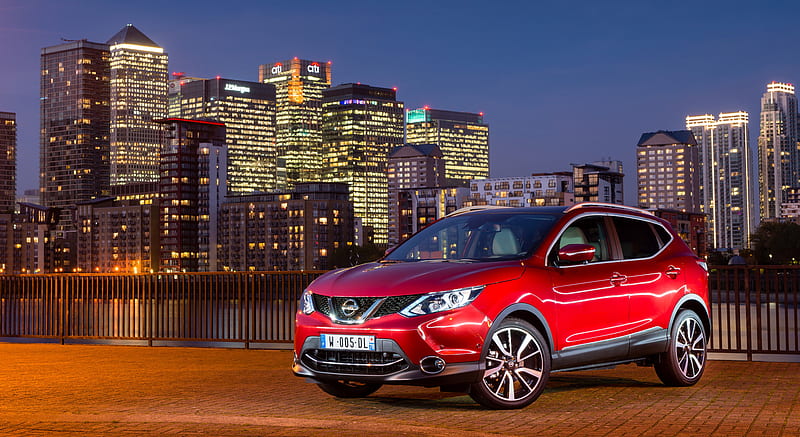 2014 Nissan Qashqai Red - Front , car, HD wallpaper 2014 Nissan Qashqai Red - Front , car, HD wallpaper