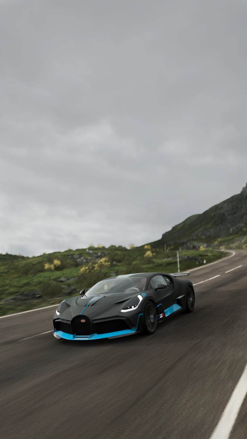 Bugatti Divo, black, bugatti, carros, cool, divo, france, french, speed, voiture, HD phone wallpaper