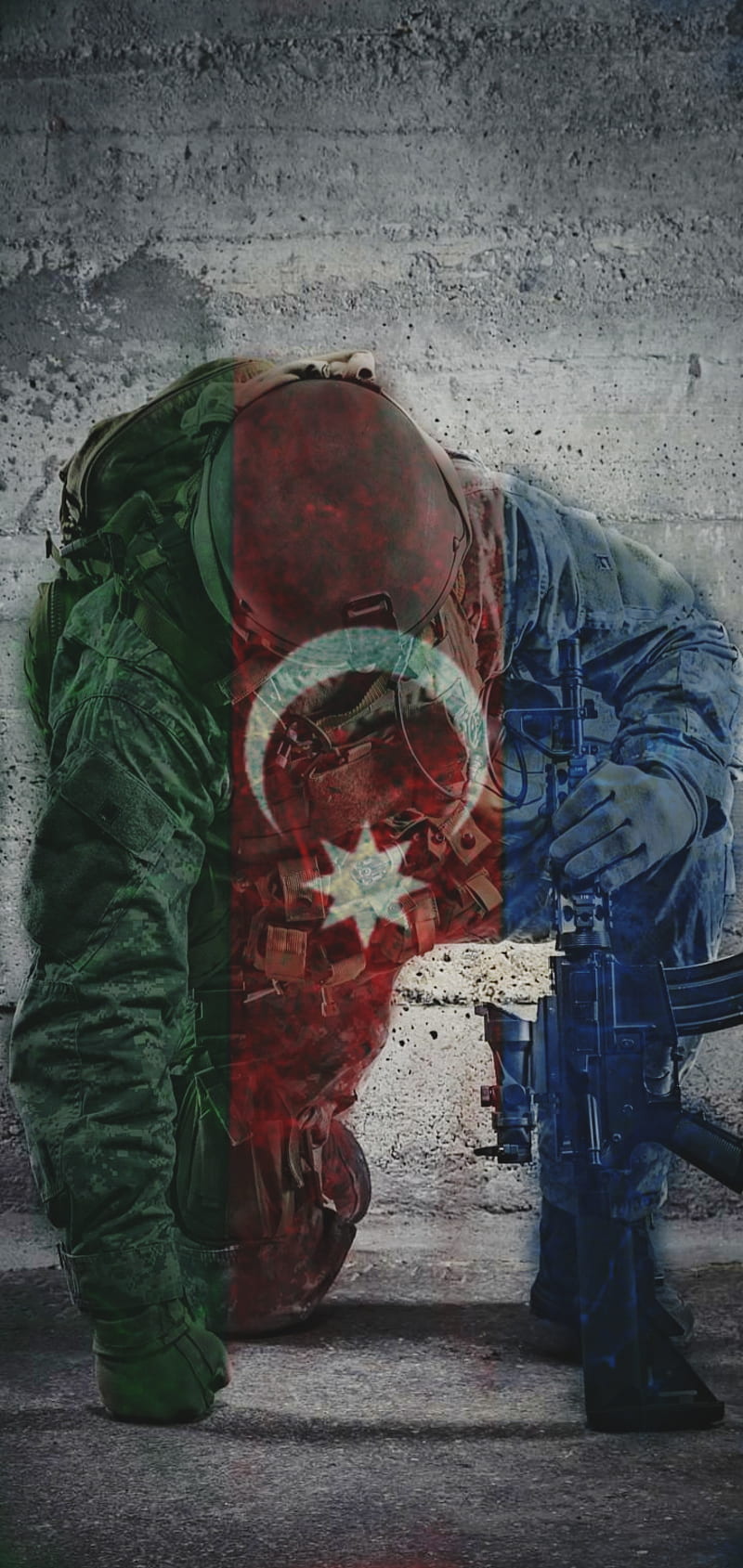 Azerbaijan Soldier, army, azerbaycan, azerbaycan esgeri, bayrag, bayraq, esger, flag, ordu, HD phone wallpaper