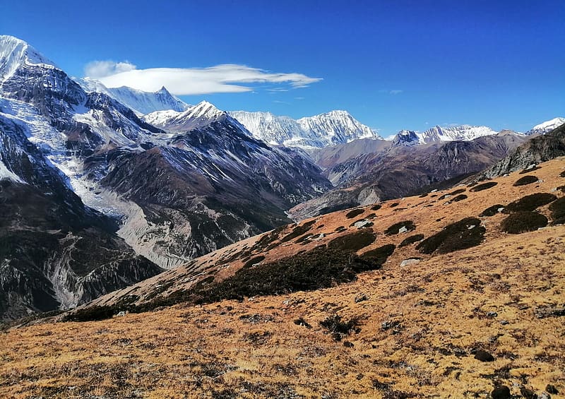 Annapurna Circuit Trek, nepal, travel, trekking, annapurna, HD wallpaper