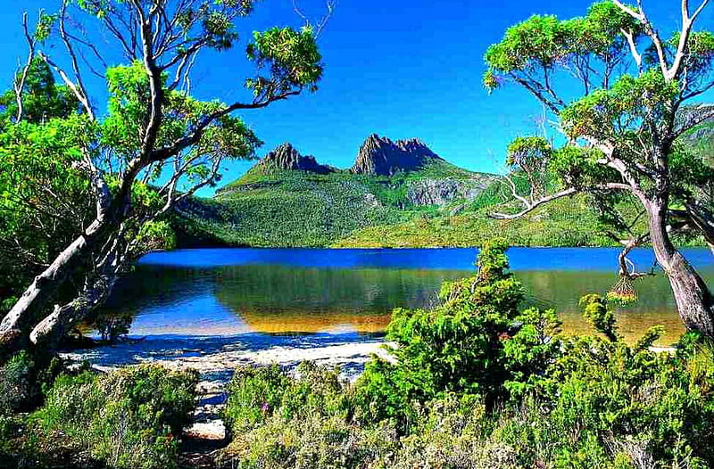 Tasmania Australia Landscape, digital, art, bonito, abstract, HD wallpaper