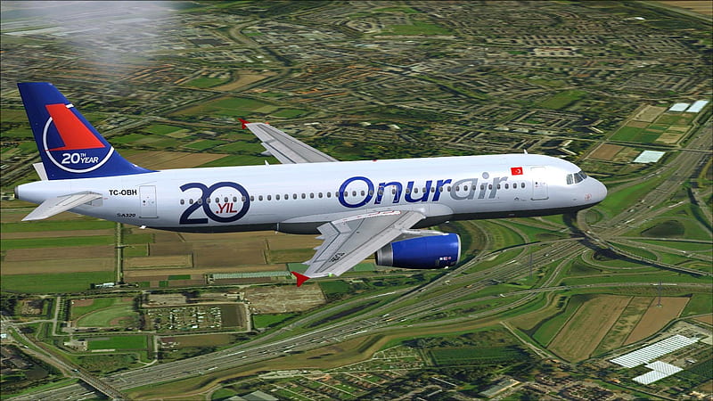 Airbus A320 Onur Air 20th Year, Onur Air, Year, A320, 20th, Plane, Airlines, Airbus, HD wallpaper