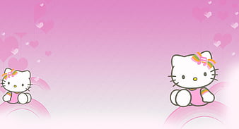 Pink Hello Kitty, pink, hello kitty, hello kitty, pink hello kitty, HD wallpaper